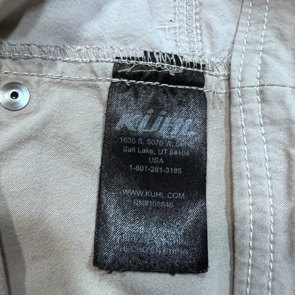 Kuhl Womens Gray Cargo Hiking Shorts Outdoor Utility Pockets Size 8 - Picture 10 of 10